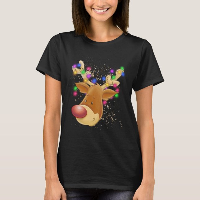 T-shirt Rennes dans les lumières (Devant)