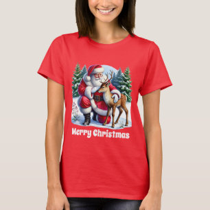 T-shirt Rennes de Noël de Père Noël