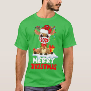 T-shirt Rennes En Masque 2021 Joyeux Cerf Masqué De Noël