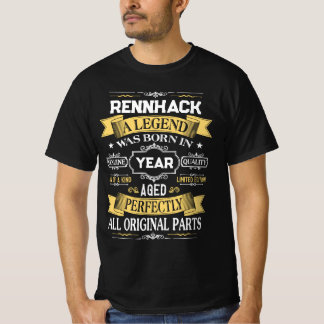 T-shirt RENNHACK Une légende est née en année