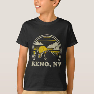 T-shirt Reno Nevada Nv T Shirt Vintage Randonnée Montagnes