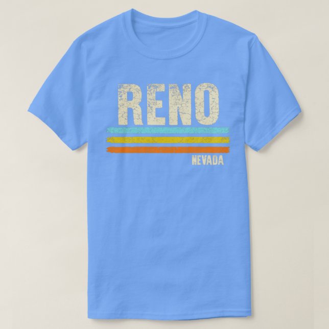 T-shirt Reno Nevada Retro (Design devant)