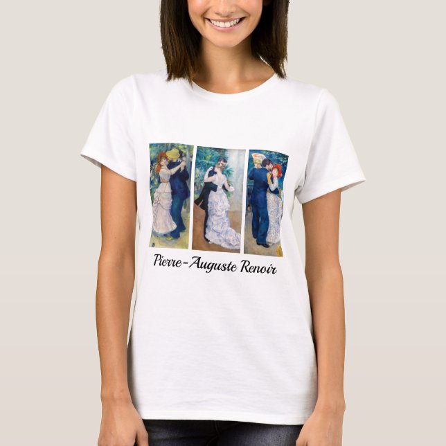 T-shirt Renoir - Dance serie : Bougival, Ville & Pays (Devant)