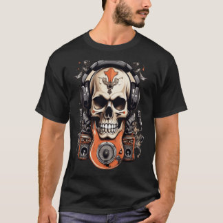 T-shirt Renouveau du rock et du roulis : Skull & Crossbone