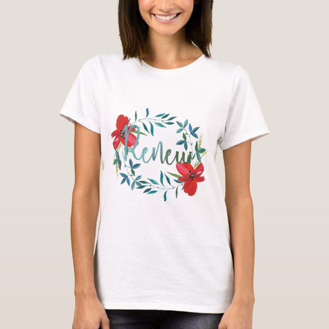 T-shirt Renouveler - Mise à niveau des conceptions (Devant)