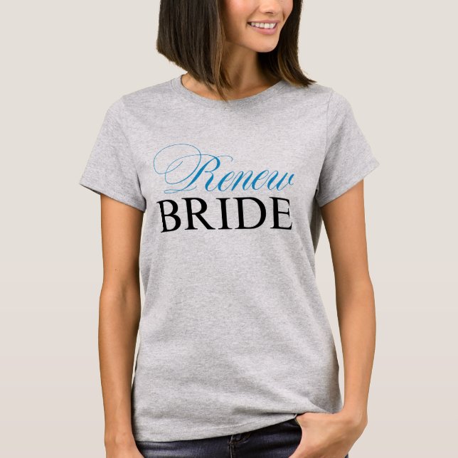 T-shirt Renouvellement de Vœux de Mariage Écrivez Élégant  (Devant)