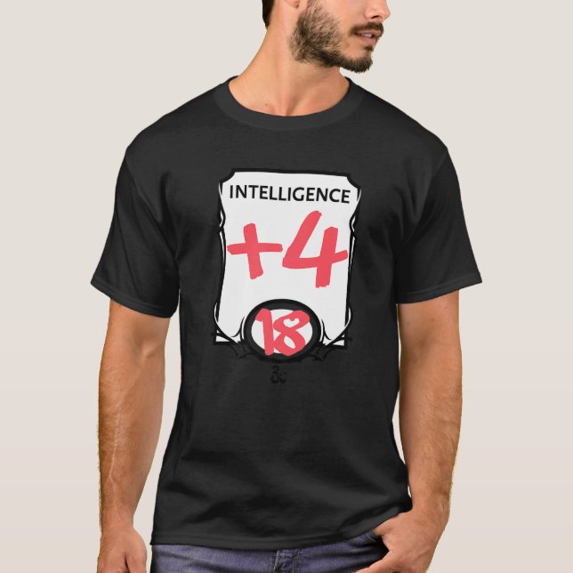 T-shirt Renseignement des donjons et dragons (Devant)