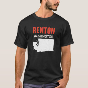 T-shirt Renton Washington USA State America Travel Washing