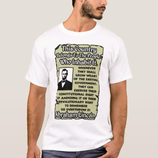 T-shirt Renversez le gouvernement