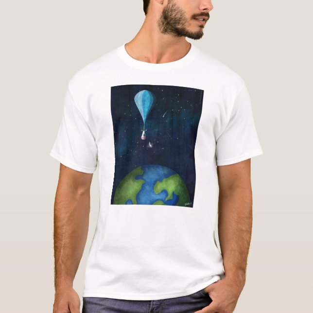 T-shirt Renvoi du bord de l'espace (Devant)