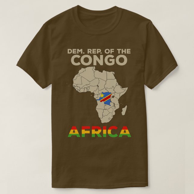 T-shirt Rep du Congo (Design devant)