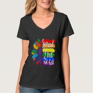 T-shirt Répandez l'amour, pas la haine, Fierté LGBT