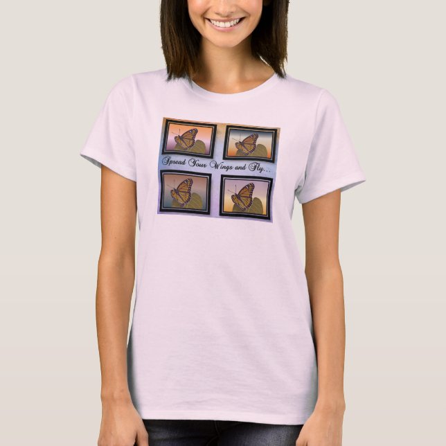 T-shirt Répandez vos ailes et volez (Devant)