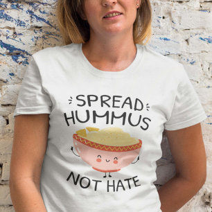 T-shirt Répandre Le Hummus Pas La Haine
