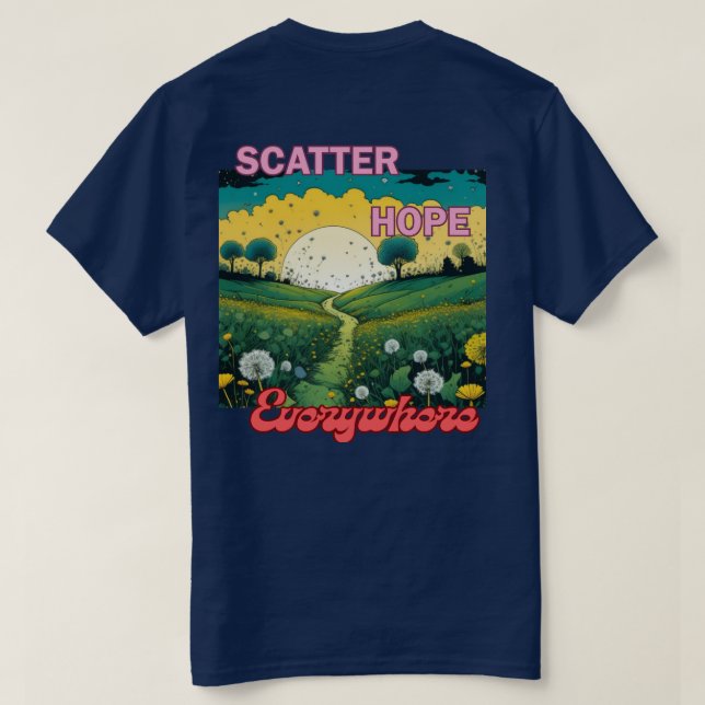 T-shirt Répandre l'espoir partout (Design dos)