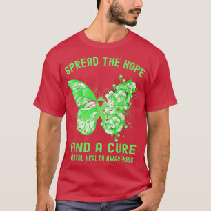 T-shirt Répandre L'Espoir Trouver Un Cure Mentologie Des L