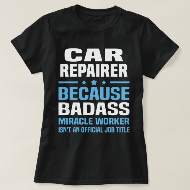 T-shirt Réparateur automobile (Design devant)