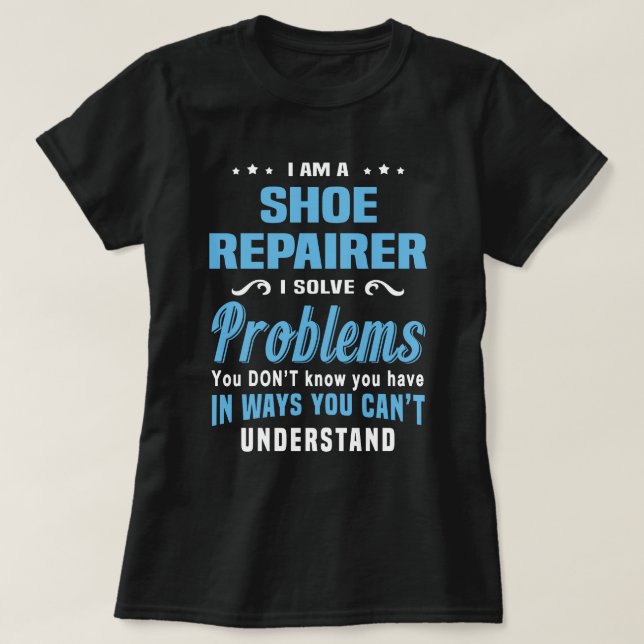 T-shirt Réparateur de chaussures (Design devant)