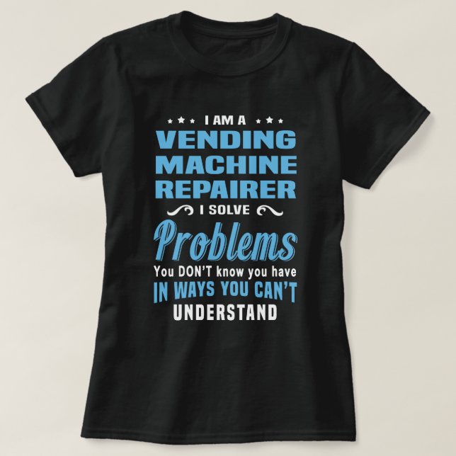T-shirt Réparateur de machine de ventilation (Design devant)