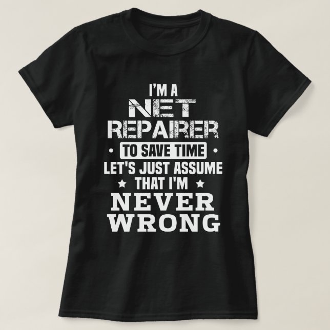 T-shirt Réparateur réseau (Design devant)