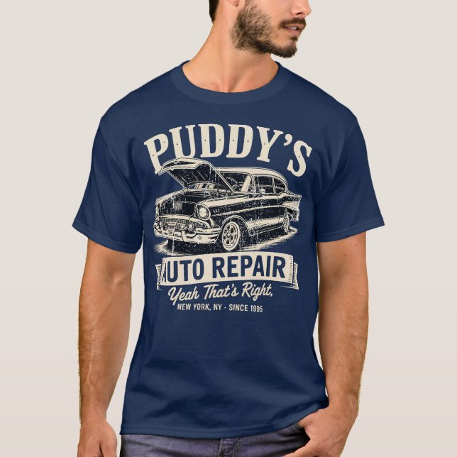 T-shirt Réparation automatique de Puddy (Devant)