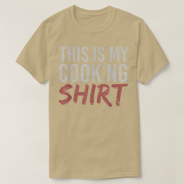 T-shirt Repas culinaire Cuisiner Hobby CuisineDrôle Chef (Design devant)