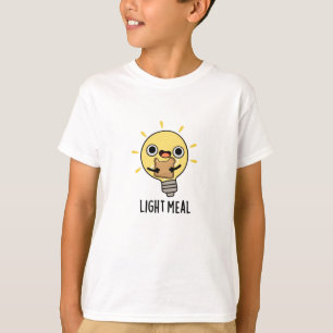 T-shirt Repas léger amusant Puce électrique
