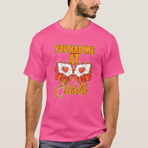T-shirt Repas Tempura Daikon Nori Soysauce Asiatique Orien