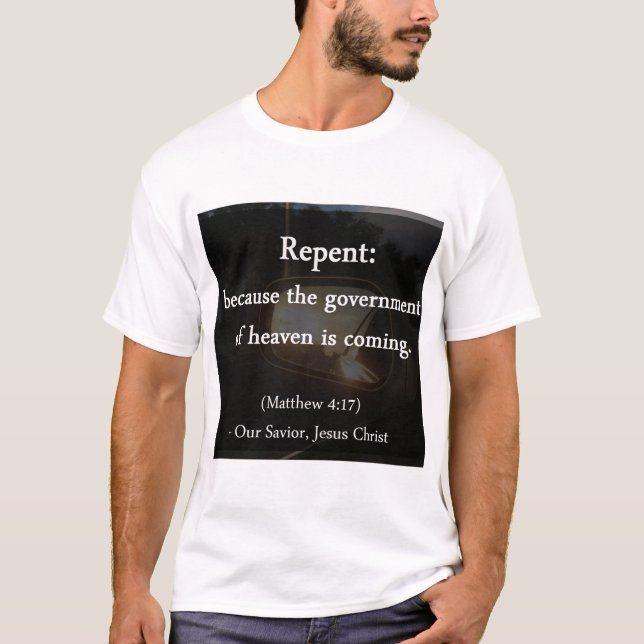T-shirt Repentissez-vous (Devant)
