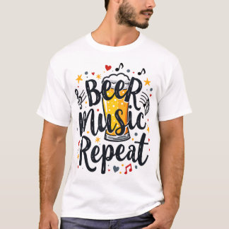 T-shirt Répératrice de la musique de Beer