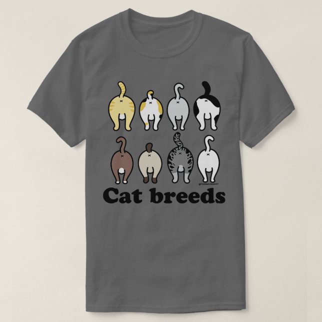 T-SHIRT REPÈRES CHAT (Design devant)