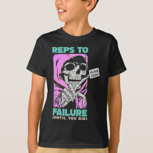 T-shirt Repères Drôle À Une Défaillance Poids Bodybuilding