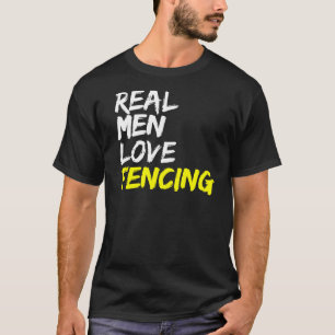 T-shirt Répéter Fechttrainer tenue Vraie Hommes Aimer clôt