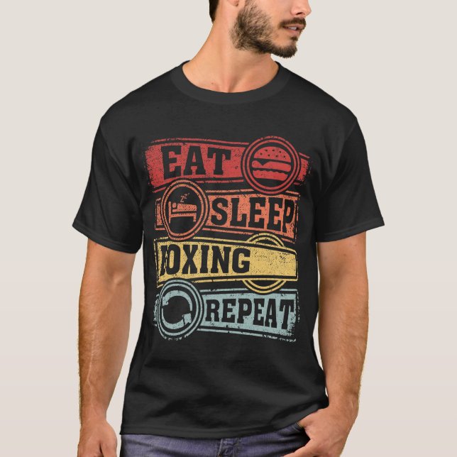 T-shirt Répéter la boîte de nuit (Devant)