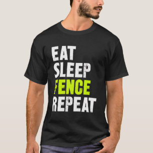 T-shirt Répéter la clôture du sommeil