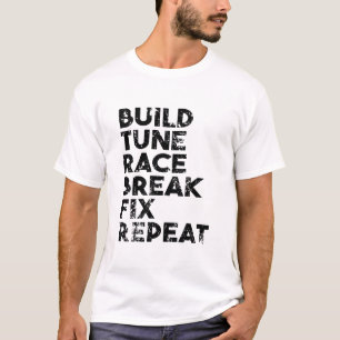 T-shirt Répéter la correction de la pause de la course d