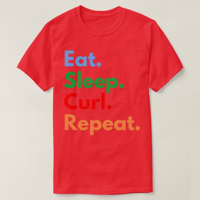 T-shirt Répéter la courbe du sommeil 3 (Design devant)