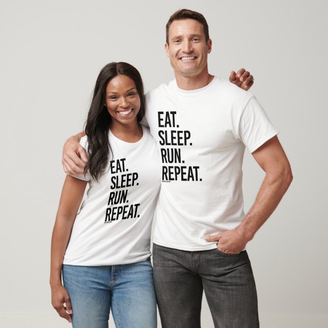 T-shirt Répéter la course de veille - .png (Unisexe)
