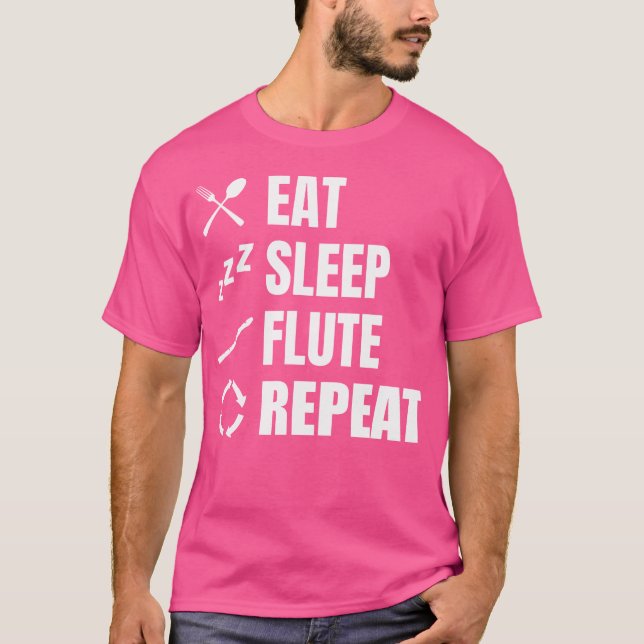 T-shirt Répéter la flute du sommeil (Devant)