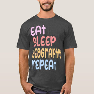T-shirt répéter la géographie