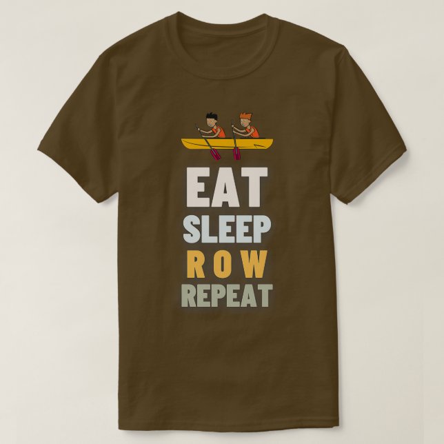 T-shirt Répéter la ligne du sommeil 12 (Design devant)