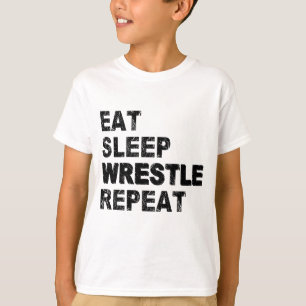 T-shirt Répéter la lutte du sommeil