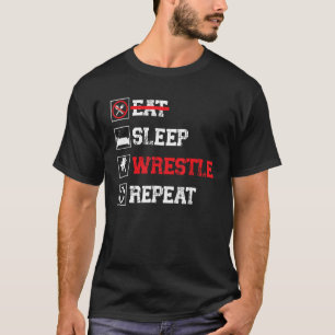 T-shirt Répéter la lutte du sommeil, lutte 1