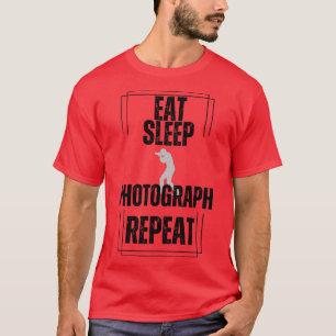 T-shirt Répéter la photo du sommeil