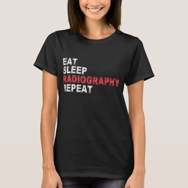 T-shirt Répéter la radiographie du sommeil (Devant)