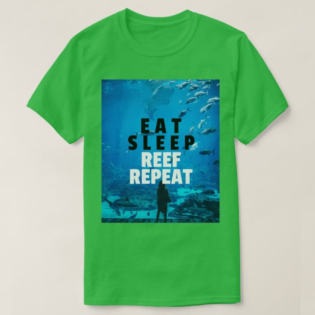 T-SHIRT RÉPÉTER LA RÉPÉTITION DU RÉCIF DE SOMMEIL (Design devant)