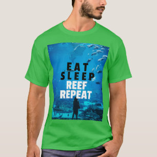T-SHIRT RÉPÉTER LA RÉPÉTITION DU RÉCIF DE SOMMEIL