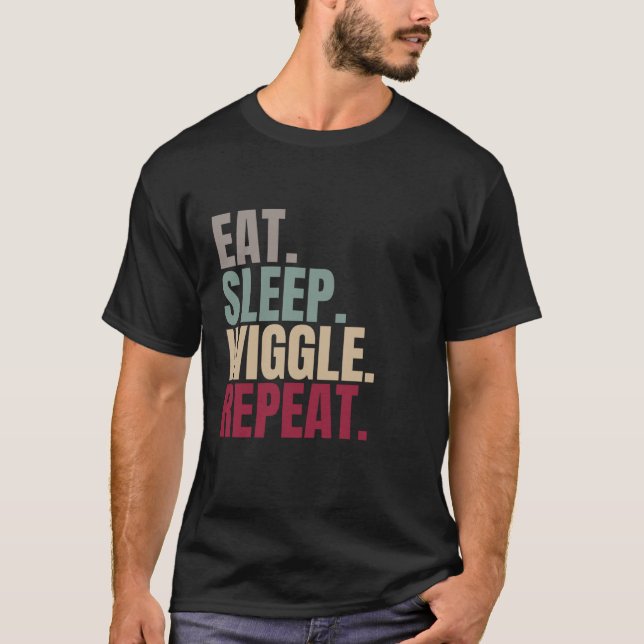 T-shirt Répéter la répétition du sommeil (Devant)