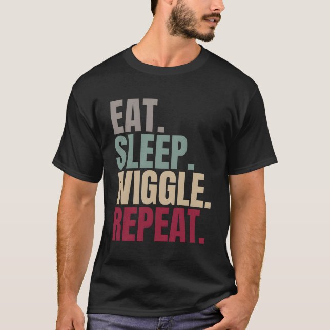 T-shirt Répéter la répétition du sommeil (Devant)