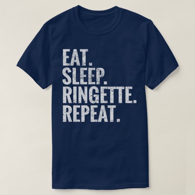 T-shirt Répéter la sonnette du sommeil (Design devant)